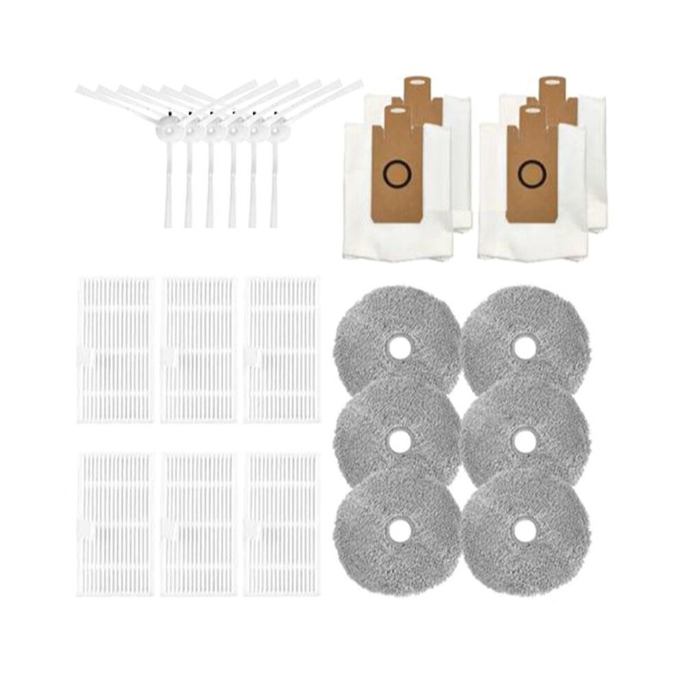 For Lydsto W2 Robot Vacuum Cleaner Spare Parts Side Brush Filter Rags Dust Bag Replaceable Parts Accessories 6032089485014