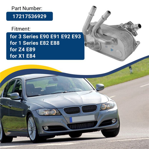 Ölkühler für  3er E90 E91 E92 E93 1er E82 E88 Z4 E89 X1 E84 17217536929 2