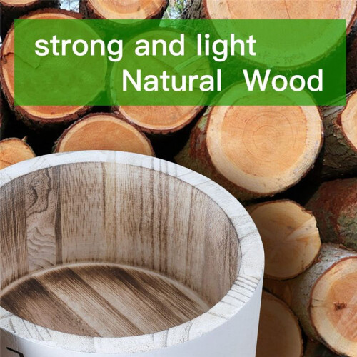 Coffee Filter Holder Wooden Coffee Filter Container Coffee Filter Storage with Lid Rustic Coffee Filter Dispenser Basket 2