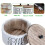 Coffee Filter Holder Wooden Coffee Filter Container Coffee Filter Storage with Lid Rustic Coffee Filter Dispenser Basket 3