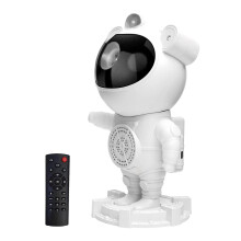 Night Light Star Astronaut  Projector z Głośnikiem , Timerem, Pilotem - Idealny do Sypialni i na Prezent