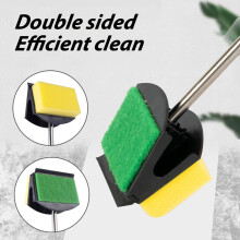 Aquarium Fish Tank Glass Plant Cleaning Brush Floating Cleaning Window Algae Scraper Sponge Accessories Tool 55CM