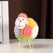 Schattige Vilten Schapenornamenten Kawaii Accessoires Woondecoratie Binnenbeeldjes Kamerdecoratie Accessoires Kindercadeaus B