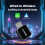 Adattatore Wireless CarPlay 2in1 Box Dongle Wireless Android Auto per Autoradio con CarPlay Cablato/Android Auto Cablato 6