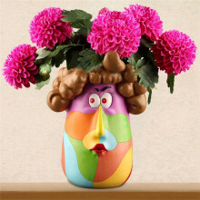 Water Vase Ornaments, Cute Girl Decoration, Art Flower Pot, Portrait Sculpture Flower Pot