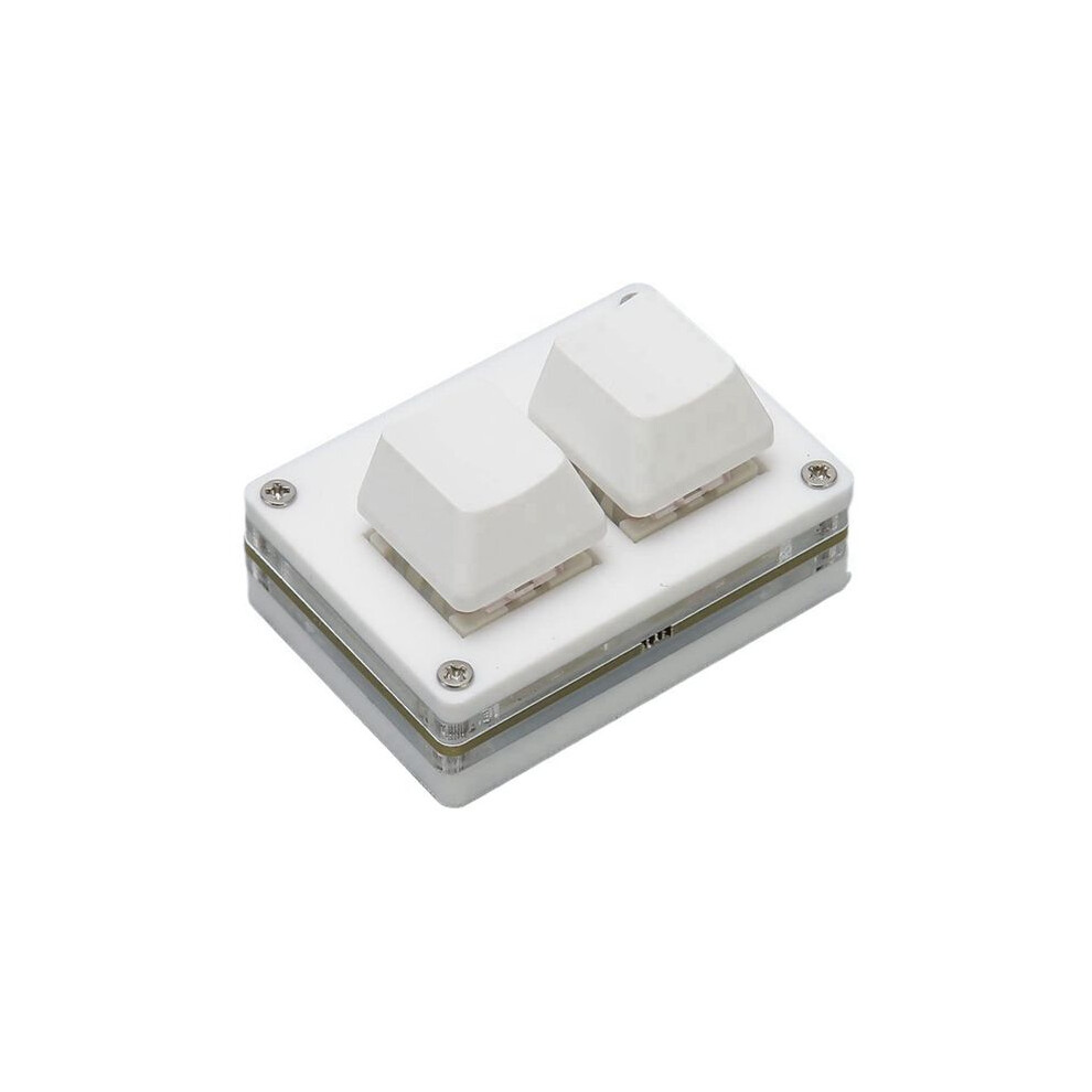 Keyboard 2 Keys Usb Ergonomic Backlit Keyboard Gaming Office Media, Programmable, Injection Molded Keycap A Red 4713037988444
