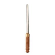 3 in 1 Guitar Fret Hexagonal File Musical Instrument Fret Repair and Grinding Tool - Wooden Handle