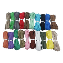 20 Bundles 3mm Suede Cord Suede Lace Faux Leather Cord Flat Faux Suede Cord Reels for Bracelet Necklace Beading Crafts