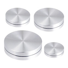 4 Pack Ceramic Pottery Throw Trimming Rotary Tools, 25mm/30mm/38mm/45mm Pottery Turntable for Artists