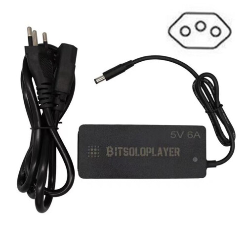 Bitaxe 5 V 6 A 30 W -Netzteiladapter für Bitaxe Max, Ultra, Gamma, Nerdaxe-Netzteil BR-Stecker 1