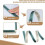 Gripper Strip Rug Fabric Hooking for Tufting Frame, Solid Hooking Gripper Strip Rug Hooking Gripper Strip for Tufting 6