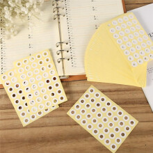 4000pcs Hole Punch Reinforcement Stickers, Self-Adhesive 1/4 Inch Diameter Loose-Leaf Binder Paper Hole Protectors White