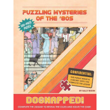 Puzzling Mysteries of the 80s Dognapped 500Piece Puzzle by Sally Nixon
