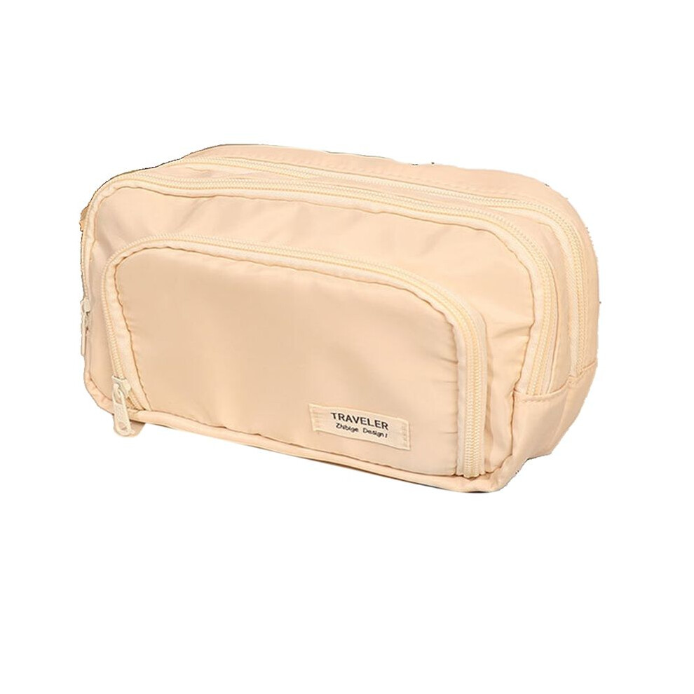 Large-Capacity Simple Japanese Pencil Case Pencil Case Girl Storage Bag Pencil Case Student School Supplies-image-OPC-PTGXMFV-NEW
