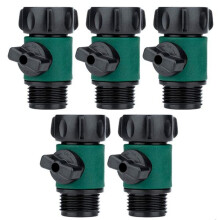 Plastic Water Pipe Shutoff Valve Garden Hose Connection Valve Plastic Valve Fitting Water Pipe Connection