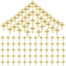 100 Pcs Lapel Pin Bulk Set Gold Pins Religious Pin Gold Enamel Pin Set for Christian Chaplain