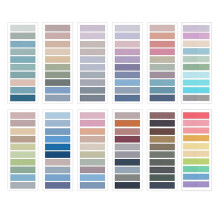 2400 Pezzi Segnapagina, Etichette Adesive Morandi Etichette Colorate Scrivibili e Riposizionabili Etichette con Bandierine per Libri