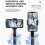 Gimbal Stabilizer Selfie Stick Foldable Wireless Tripod with  Shutter Monopod for IOS Android 7