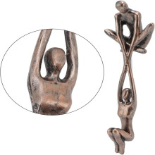 Amante Scultura Ornamento Uomo Che Solleva Donna Figurina Amante Danzante Statuetta Coppia Danzante Statua Arte Astratta