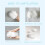 9PCS Clouds Decorations for Ceiling, Cotton Simulation Hanging Cloud Decoration, 3D Artificial Clouds Props 3