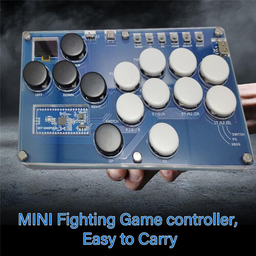 14Key Joystick Hitbox Keyboard Arcade Stick Controller for PS4/PS3//Steam Arcade Hitbox Controller Fight Sticks C