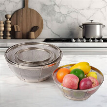 5-Pack Zeefjes voor de Keuken, Roestvrijstalen Vergiet, Fijnmazige Zeef voor Pasta, Rijst en Fruit, Zeef voor Zeef