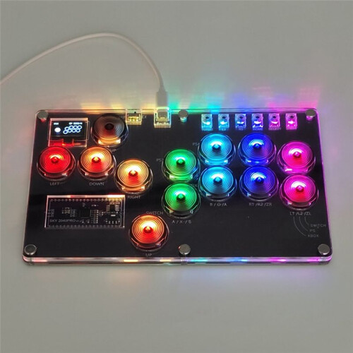 13Key Joystick Hitbox Keyboard Arcade Stick Controller For PS4/PS3//Steam Arcade Hitbox Controller Fight Sticks B 1