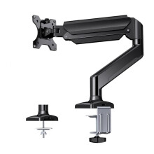Single Monitor Mount for 13 Inch-32 Inch Screens to 22 Lbs, Height Adjustable Monitor Arm, Home Office Monitor Stand