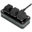 3 Keys Macro Programming  Keyboard for Photoshop Gaming Hotswap Programming Keypad Copy Paste Macropad Black Type B 1