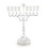 CastiçAl Elegante e Sofisticado para DecoraçãO de Mesa à Luz de Velas para Jantar, Prata 2