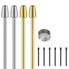 Markeringspenna Stylus Tips för 2, 2 Pennspetsar med Verktyg för Borttagning Av Spetsar, Metallspetsar/Nibs Refill Accessories