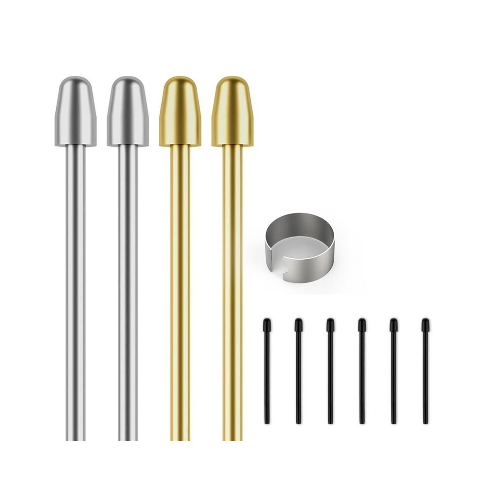 Pen Stylus Tips For 2, 2 Pen Tips With Nibs Removal Tool,Metal Tips/Nibs Refill Accessories 4711684841938