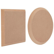 2 StüCk 2-Teilige SchüSsel-Teller-Slump-Form, 20 X 20 cm, Keramik-Ton-Trockenbrett, Flache, Runde und Quadratische TöPferform