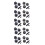 10 Set Plastic Guitar Strat Knobs 1 Volume and 2 Tone Control Knobs Set Electric Guitar,Black 1