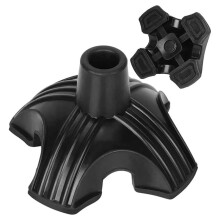 Cane Tip Self-Standing Non-Slip Four-Base 4-Prong Replacement Foot for Cane, Four-Legged Cane Foot Cover,2 PCS