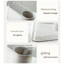 Knife Holder Storage Rack Countertop Multifunctional Chopstick Cage Knife Holder Integrated Storage Box,B