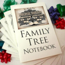Stamboomnotitieboekje, voor Baby'S, Mannen, Vrouwen, Grootouders, Schoonouders, Kinderen voor Genealogische Herinneringen/Voorouderverhalen