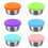 6 Pack Salad Dressing Container to Go, 40Ml Reusable Small Condiment Containers with Lids, Leakproof Silicone 1