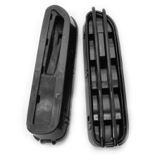 Car Matte Black Side Panel Grilles Vents for 5 Series E39 E60 Ventilation Mesh 51137896849 51137896850