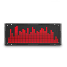 LED-Musik--Display, DIY-Kit, 16 X 32, Rhythmus-Lichtuhr, 8 Arten -Modus, SMD-LöT-Display-Licht, Rot