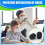 100Pcs Microphone Headset Grill Windshield Sponge Foam Black Mic Cover 30mmx8mm 5