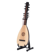 Mini laúd/pipa, modelo de abedul, adorno - pequeño