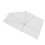 Cesta de comida plegable cosida Tpl transparente 20.3cm/8in 10
