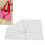 Cesta de comida plegable cosida Tpl transparente 20.3cm/8in 1