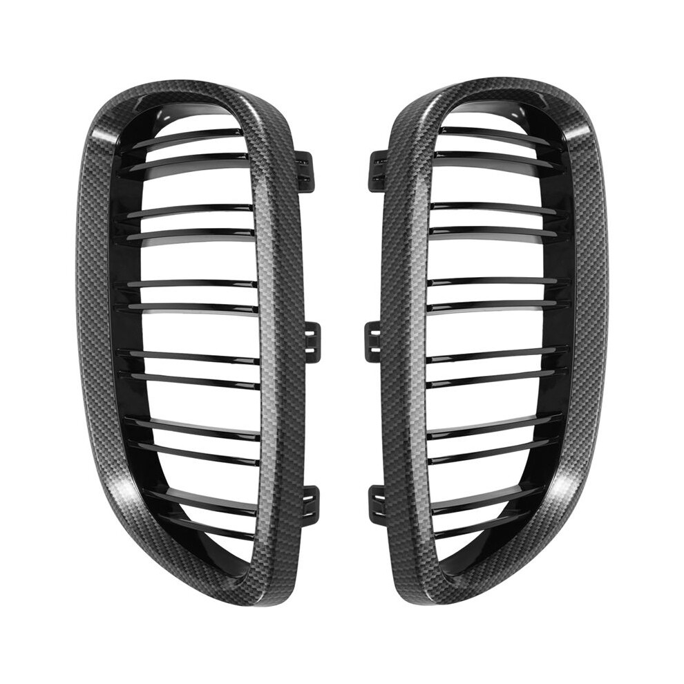 For - E90 E92 E93 M3 328I 335I 2007-2011 Carbon Fiber Front Kidney Grille 51137157275 51137157276 6031951703126