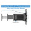 Wall Mount Bracket Desktop Folding Tablet Bracket Adjustable Tablet Wall Mount Bracket Foldable Bracket for  Black 4