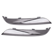 1Pair Front Left Right Bumper Molding Chrome Trim 68127941AB 68127940AB for 300 Accent 2011 2012 2013 2014