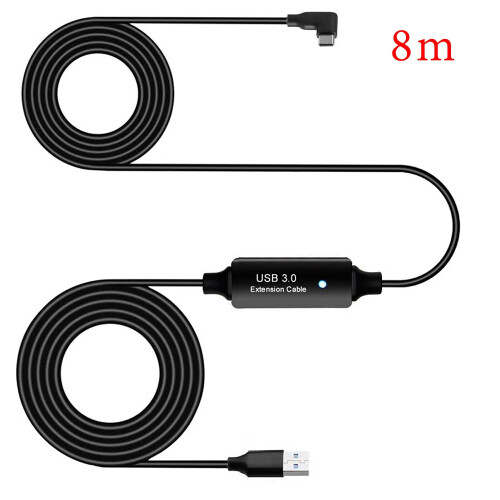 VR Data Cable, Type A to Type C Vr Data Extension Cable for  Quest Headsets and Gaming Computers(8M) 1