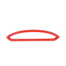 For BRZ 86 2012-2020 Center Console Air Conditioning Outlet Vent Cover Trim Frame Stickers Accessories,Red