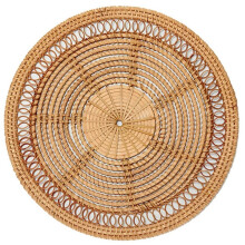 Hause Gewebte Korb ein der Wand Natural Boho Hause Dekor Dekoratives Rattan Dekor Gewebte Wand Dekor Gewebte Wandbehang Dekor
